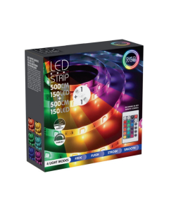 Striscia LED RGB 2x5 m Multicolor con telecomando