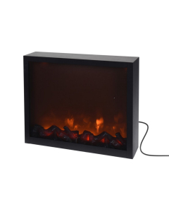 Camino LED con effetto fiamma realistica