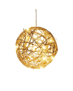 Sfera luminosa di Natale Champagne Luci led Bianco caldo