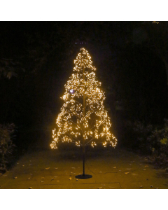 Albero a ciuffi LED con effetto flash uso esterno