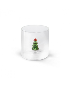 Bicchiere in vetro borosilicato Linea NATALE WD Lifestyle