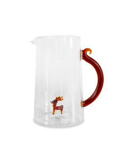Caraffa 1,5L in vetro borosilicato con soggetto NATALE WD Lifestyle