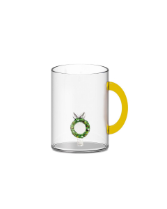 Tazza in vetro borosilicato con soggetto NATALE WD Lifestyle