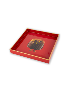 Svuota tasche natalizio 20x20cm WD Lifestyle-Gufo2 WD