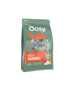 Oasy Cat Adult Hairball crocchette per gatti