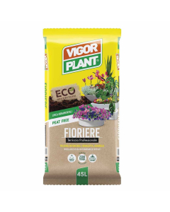Vigorplant terriccio Fioriere Peat Free 45 litri
