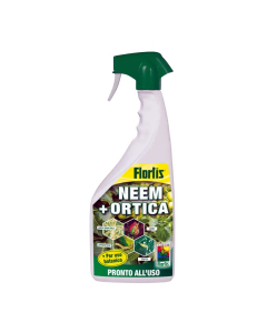 Flortis Olio di Neem + Ortica per piante 1 litro