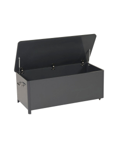 Baule da giardino in alluminio con ruote 125 cm