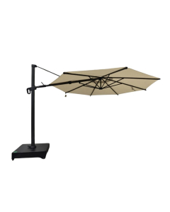 Ombrellone da giardino Forteza palo laterale 3,5 m Ecru