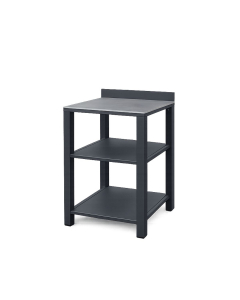 Mobile da esterno con 3 ripiani in alluminio antracite