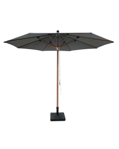 Ombrellone da giardino Cosmo palo centrale 3m Grigio