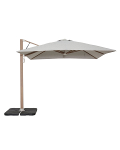 Ombrellone quadrato Velour palo laterale 3x3m