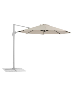 Telo di ricambio ombrellone Circle grigio