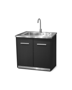 Modulo cucina da esterno con lavandino Argo antracite