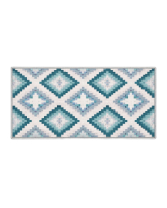 Tappeto 120x180cm rombi azzurri