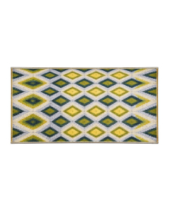 Tappeto 120x180cm rombi verdi