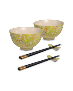 Set 2 Coppette in ceramica con bacchette