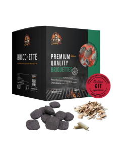 Box BBQ 8kg Chips ciliegio e Accendifuoco