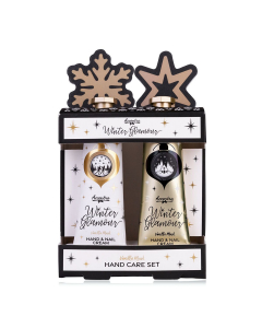 Set cura mani Winter Glamour con 2 creme da 30 ml e 2 lime