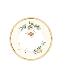 Piatti Dessert Christmas Cookies - 8 pezzi, 21 cm