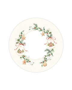 Piatti fondi Christmas Cookies - 8 pezzi, 24 cm
