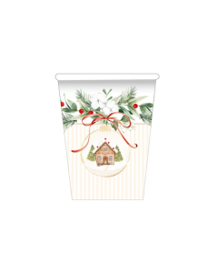Bicchieri Christmas Cookies - 8 pezzi, 250 cc