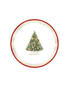 Piatti Dessert Christmas Teddy - 8 pezzi, 21 cm