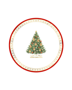 Piatti fondi Christmas Teddy - 8 pezzi, 24 cm