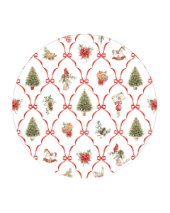 Piatti piani Christmas Fantasy - 8 pezzi, 27 cm