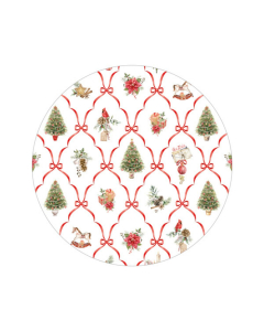 Piatti fondi Christmas Fantasy - 8 pezzi, 24 cm