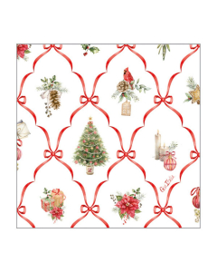 Tovaglioli 3 veli Christmas Fantasy - 16 pezzi, 33 x 33 cm