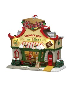 Lemax Santa's Sandwich Shop