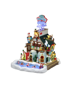 Lemax Santa's Hot Springs Oasis