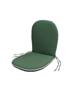 Cuscino imbottito per sedie e poltrone rotondo verde