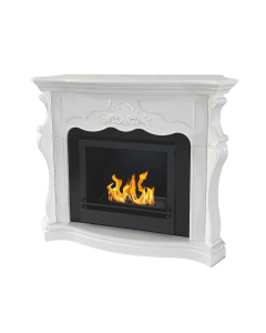 Camino a bioetanolo da terra in legno Parigi Divina Fire