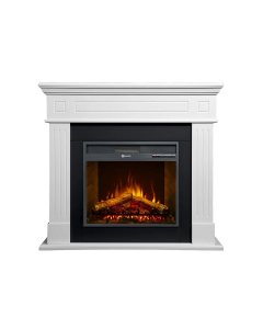 Camino elettrico Cambridge legno bianco Divina Fire 95h