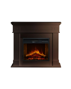 Camino elettrico Cambridge legno bianco Divina Fire 100h