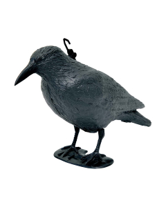 Corvo spaventapasseri per volatili in plastica