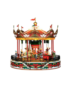 Giostra Lemax Santa Carousel