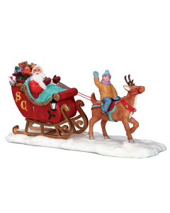 Slitta di Babbo Natale Santa's Sleigh Lemax