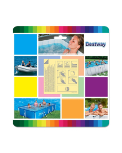 Bestway toppe di riparazione resistenti all'acqua per piscine