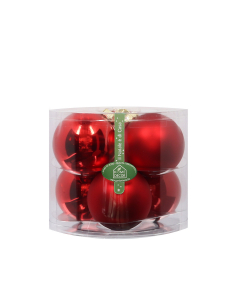 Palline di Natale di vetro Set 6 pz 10 cm
