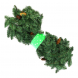Festone di Natale verde con pigne 270 cm
