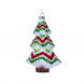 Decorazione natalizia Albero di Natale con glitter da appendere