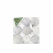Sfere di Natale ecosostenibili mix bianco argento 9 pz 6 cm