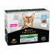 Purina Pro Plan veterinary diets urinary per gatti sterilizzati multipack al merluzzo 10x75g
