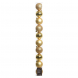 Set 10 palline di Natale 6cm-Oro chiaro - palline