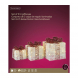 Set 3 pacchi regalo luminosi LED in poliestere Lumineo
