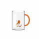 Tazza in vetro borosilicato con soggetto WD Lifestyle