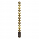 Set 14 palline di Natale in plastica Oro chiaro 3 cm 